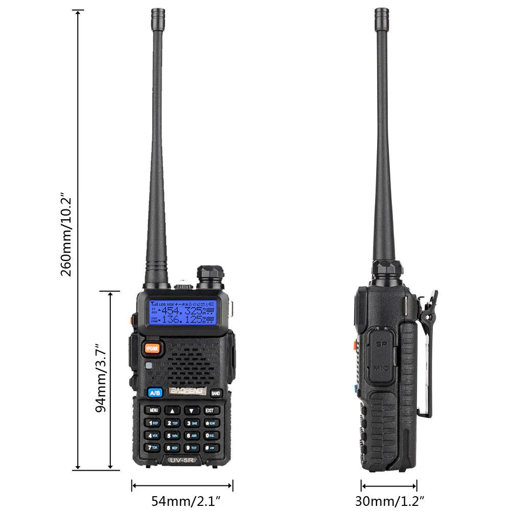UV-5R 5W Power UHF&VHF with display - 图片 2