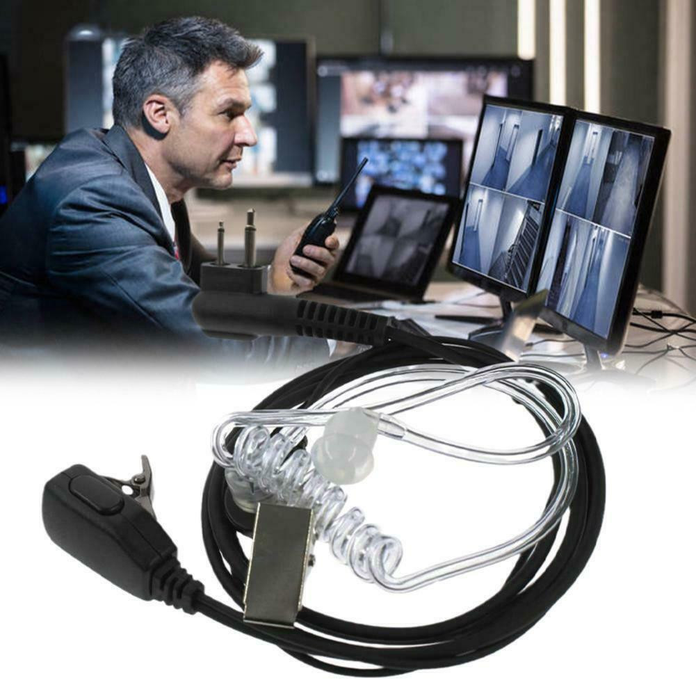 M-Type 2-Pin Security Air Tube Walkie-Talkie Headset with Ear-Hook Mic for Motorola - 图片 3