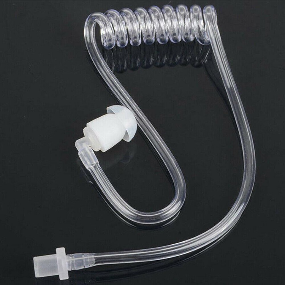 2PCS Surveillance Security Acoustic Tube Ear Bud For Walkie Talkie Headset Earphone Earpiece - 图片 2