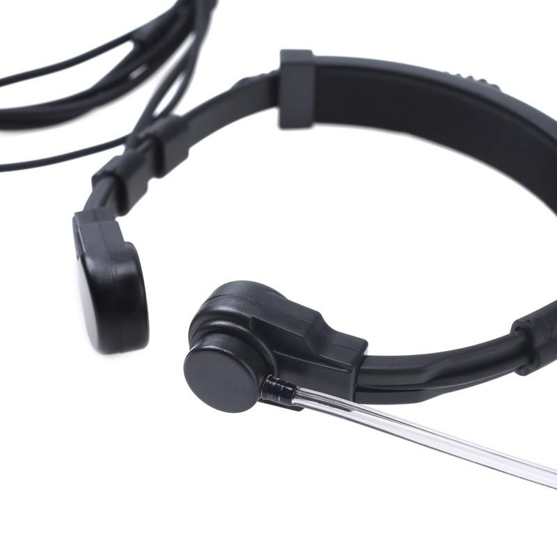 2-Pin PTT Covert Acoustic Tube Throat Mic Headset for Baofeng UV-5R - 图片 2