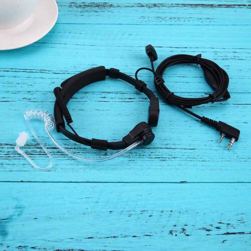 2-Pin PTT Covert Acoustic Tube Throat Mic Headset for Baofeng UV-5R - 图片 6