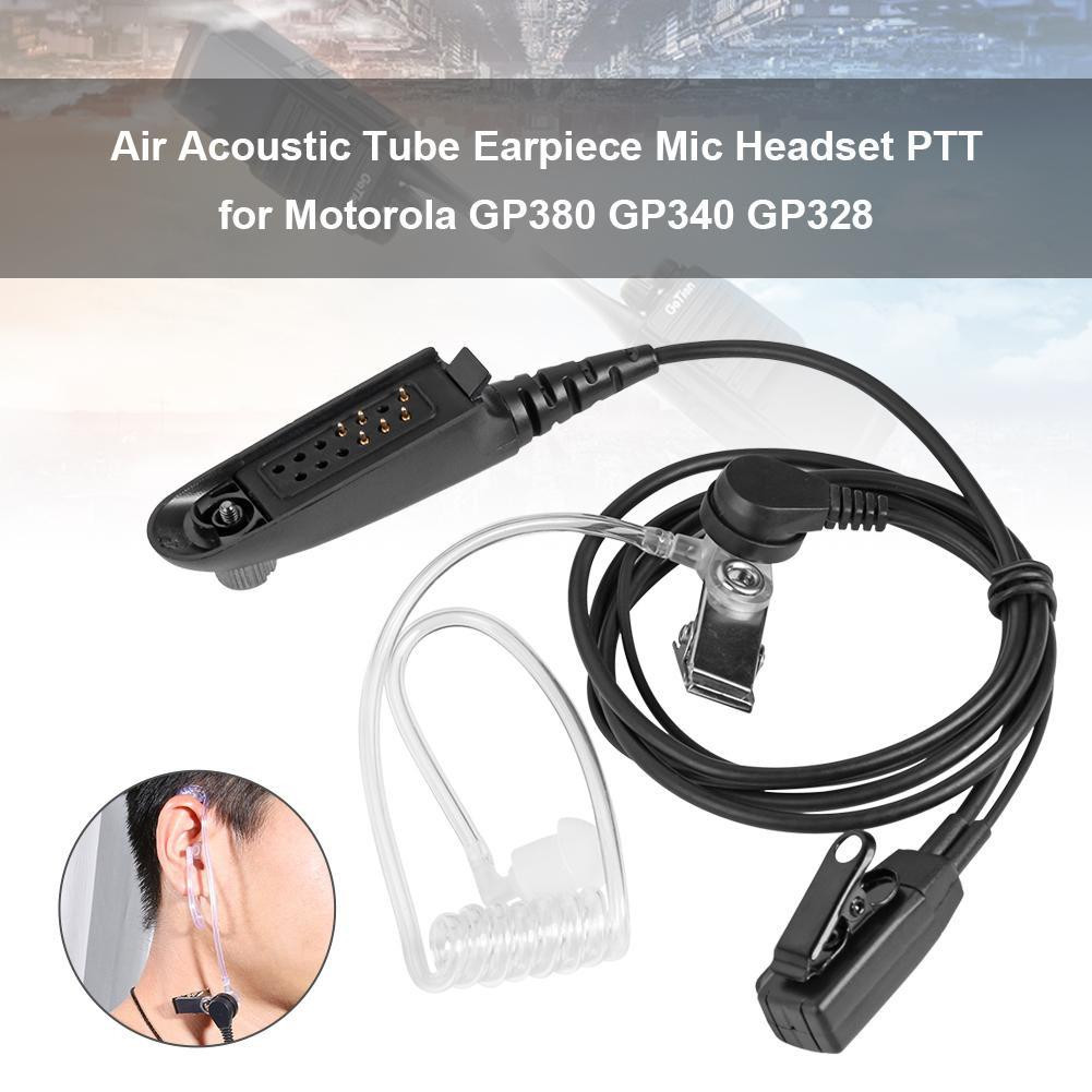 Motorola GP380, GP340, GP328 – Air Acoustic Tube Earpiece with Mic and PTT - 图片 15